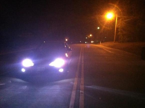at night.