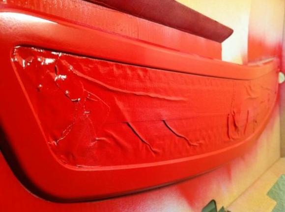 2nd coat of GM victory Red
