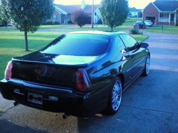 Dual chrome exhaust tips
