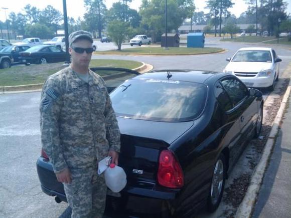 before driving back to illinois from georgia ... in fort stewart