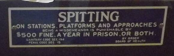 This was an actual sign in the 1800's around the Grand Canyon area of AZ.