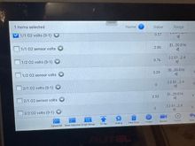 Here is the shot of the bank 2 02 reporting zero info after 10 minutes of running fine and working fine 