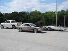 This is a picture of the Ram, trailer and LeBaron during the SDAC 20 meet in MD June, 2010.