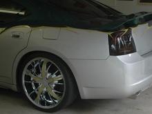 Wheels after painting &amp; striping