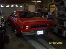 Notice the moldings going back on.