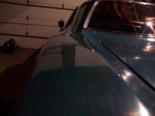 down the drivers side