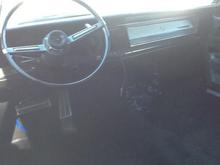 Black dash out of the Newport custom.  Previous interior was green.