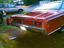 After her first bath.