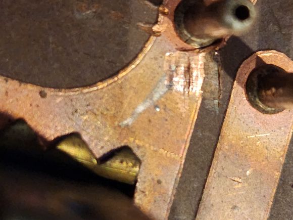 Damage on board of my original cluster