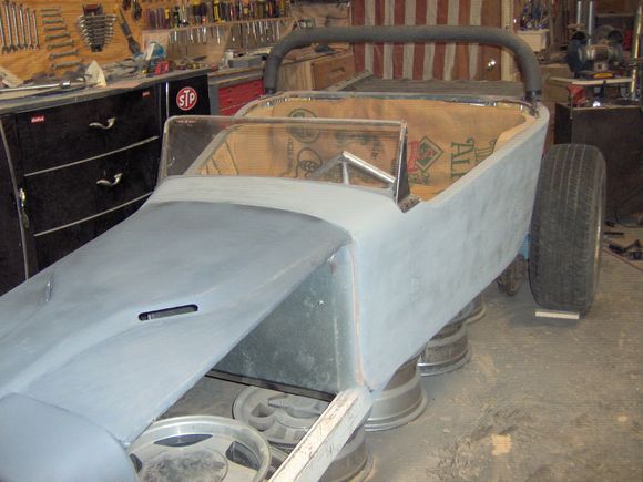 body after kevlar and hood - 