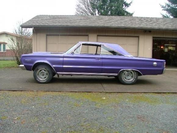 I love how this car looks from this view.  It is sitting high in the front because the engine is not in the car yet.