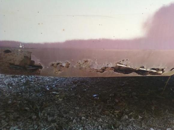 This is the bad... all this rust is on the passenger quarter the rest of the car is great!