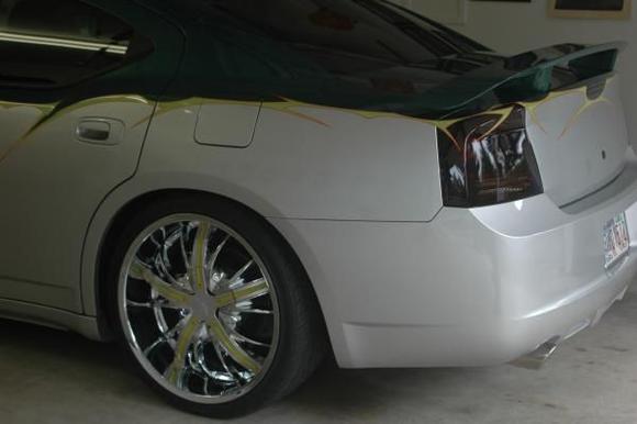 Wheels after painting &amp; striping