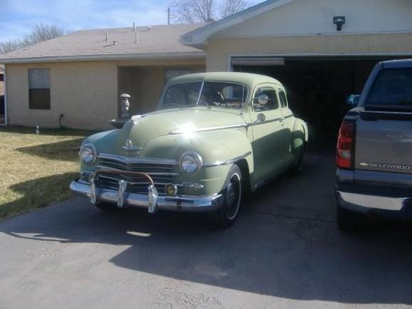 My New Classic Project' 1948 Plymouth P15s de luxe Coupe. Hope to make it a daily driver.I will be useing the flat-6 &amp; three speed Trasmission.