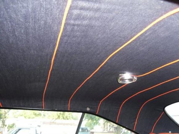 hand stitched headliner