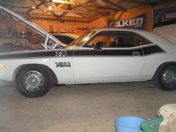 the 73 challenger t/a clone