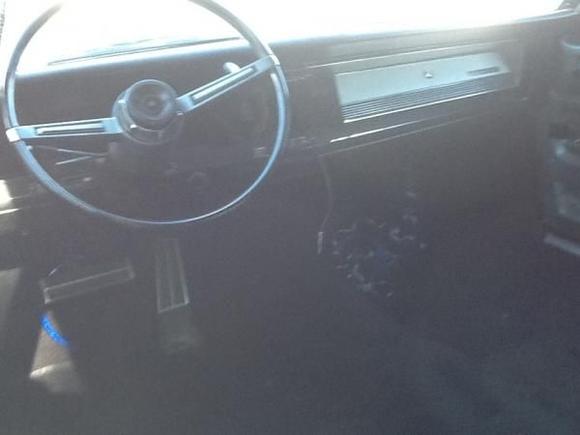 Black dash out of the Newport custom.  Previous interior was green.