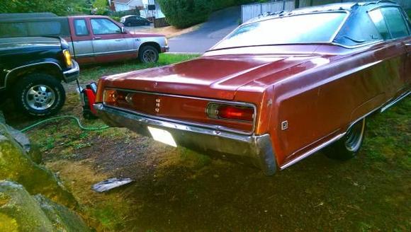 After her first bath.