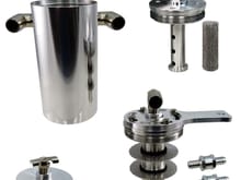 UPR 11-15 Mustang Dual Valve Catch Can System
