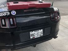 New flat panel for a base to the Raptor rear appliqué panel. 