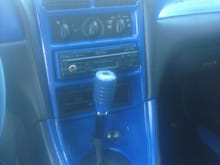 I fabricated this shift knob out of solid aluminum. I wanted a hidden compartment and didn't want to spend money. I had a chunk of aluminum handy so I made this