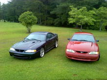 1996 Mystic Cobra and 1994 GT