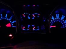 speedometer of a 2005 ford mustang