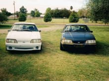 Next to my mom's old 91 GT
