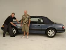 Dan Woods of Chop, Cut, Build when my car was still pretty stock in 2008..... It's in the 1 hour episode "Mustang Mystique"...