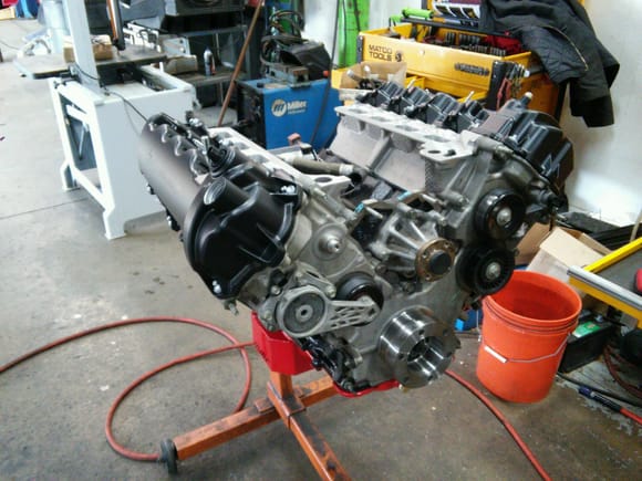 New motor in process of being built