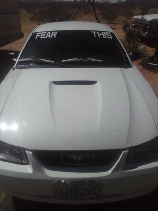 Front profile. I really need a hood scoop