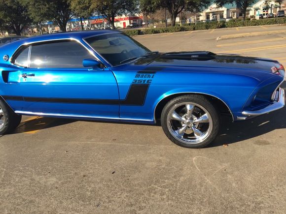 My 1969 Mustang Mach 1 351C 4V  C6 Tranny!!