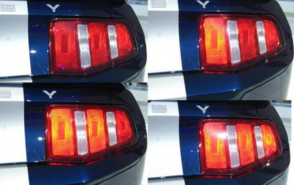 Rear Square Sequential Tail Light Sequence