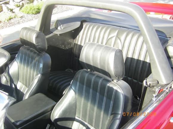Matching rear upholstery.