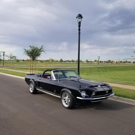 Summer in az clouds out but made for a cool pic