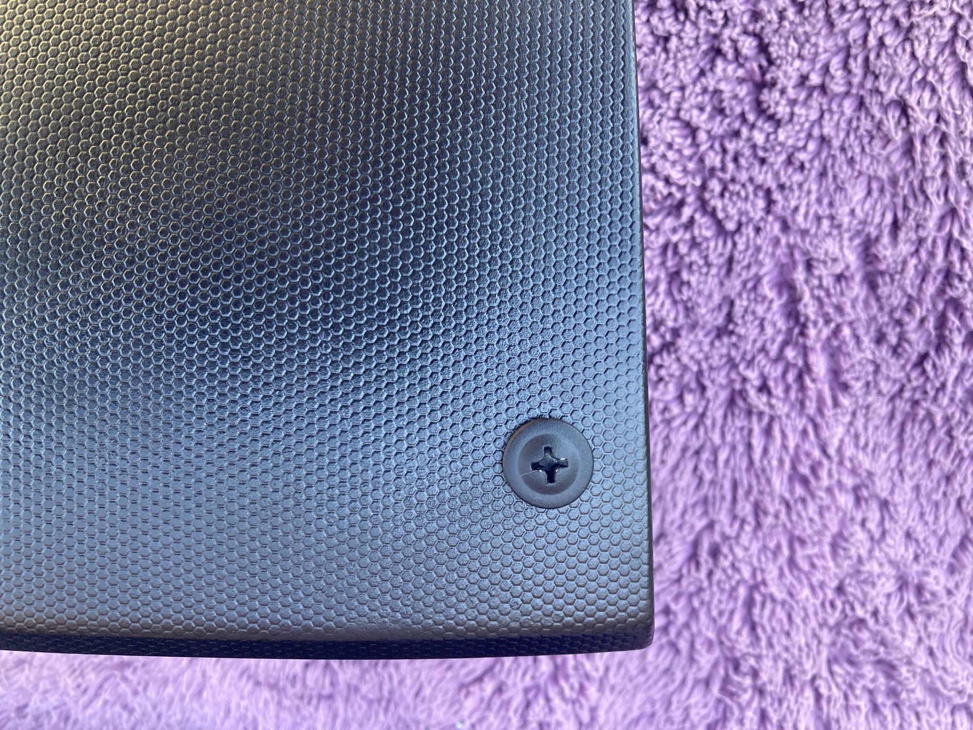 Hit the screw head with matching paint afterwards to conceal the small paint scrapes from the screwdriver.