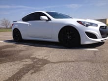 4/15 last pic of my previous car, 2013 genesis. Exhaust, down pipe, sri,lowered, gauges, various cosmetics. had to sell because of life and didn't get to far into it.