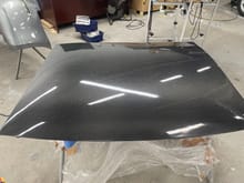 Carbon fiber roof panel before installation 