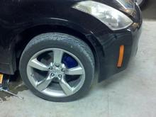 painted calipers blue