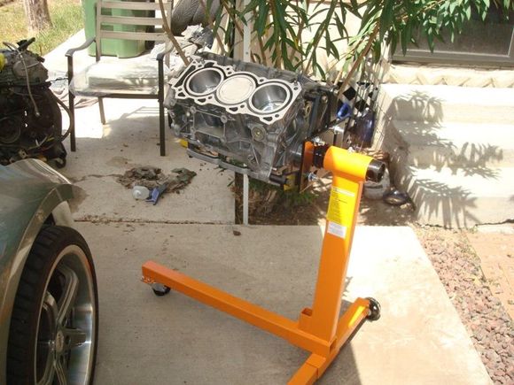 the build begins