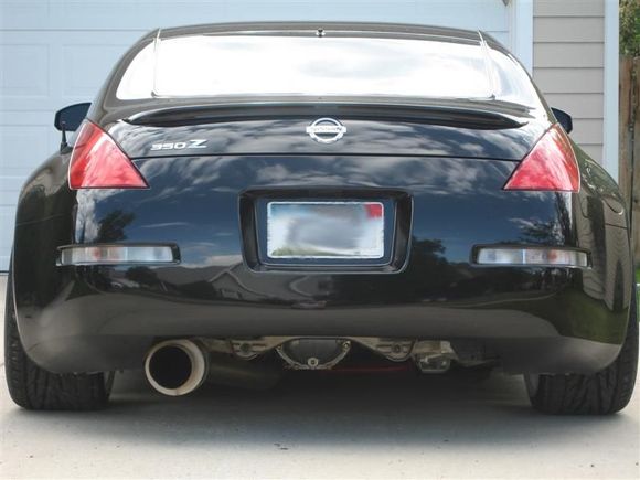 JIC full Ti Single, rear bumper folded