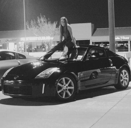 Her first night at a car meet..ewww nasty stock wheels