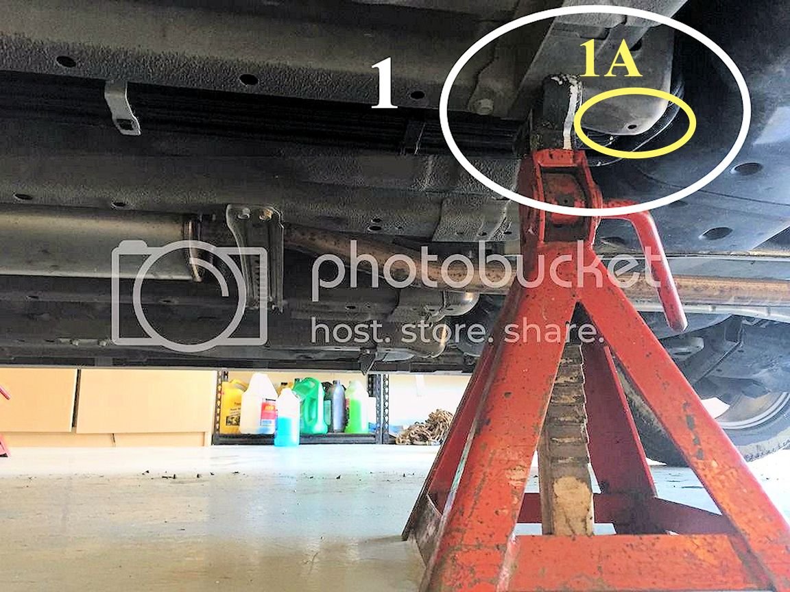 Is this a suitable location for a jack stand to support the rear end of