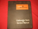 Delco Rochester Carburetor Parts Service Manual
