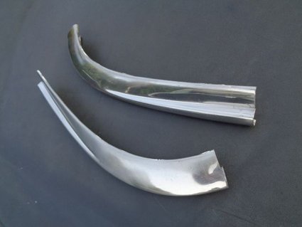 1959-60 El Camino Exterior Cab Corner Moldings