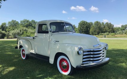 1950 Chevy 3100 3 window Short Bed Pick Up