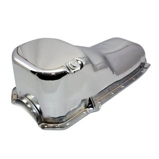 1964-87 Olds V8 Oil Pan-Chrome