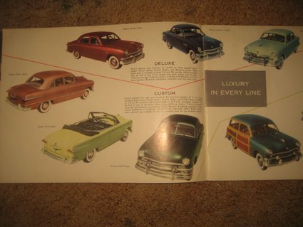 1951 Ford Deluxe sales brochure