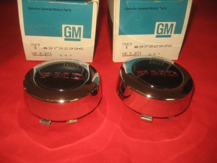 NOS 1967-1970 Pontiac, GTO, Rally Wheel Caps