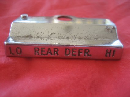 1966-67 Pontiac GTO Rear Defog Switch Bezel